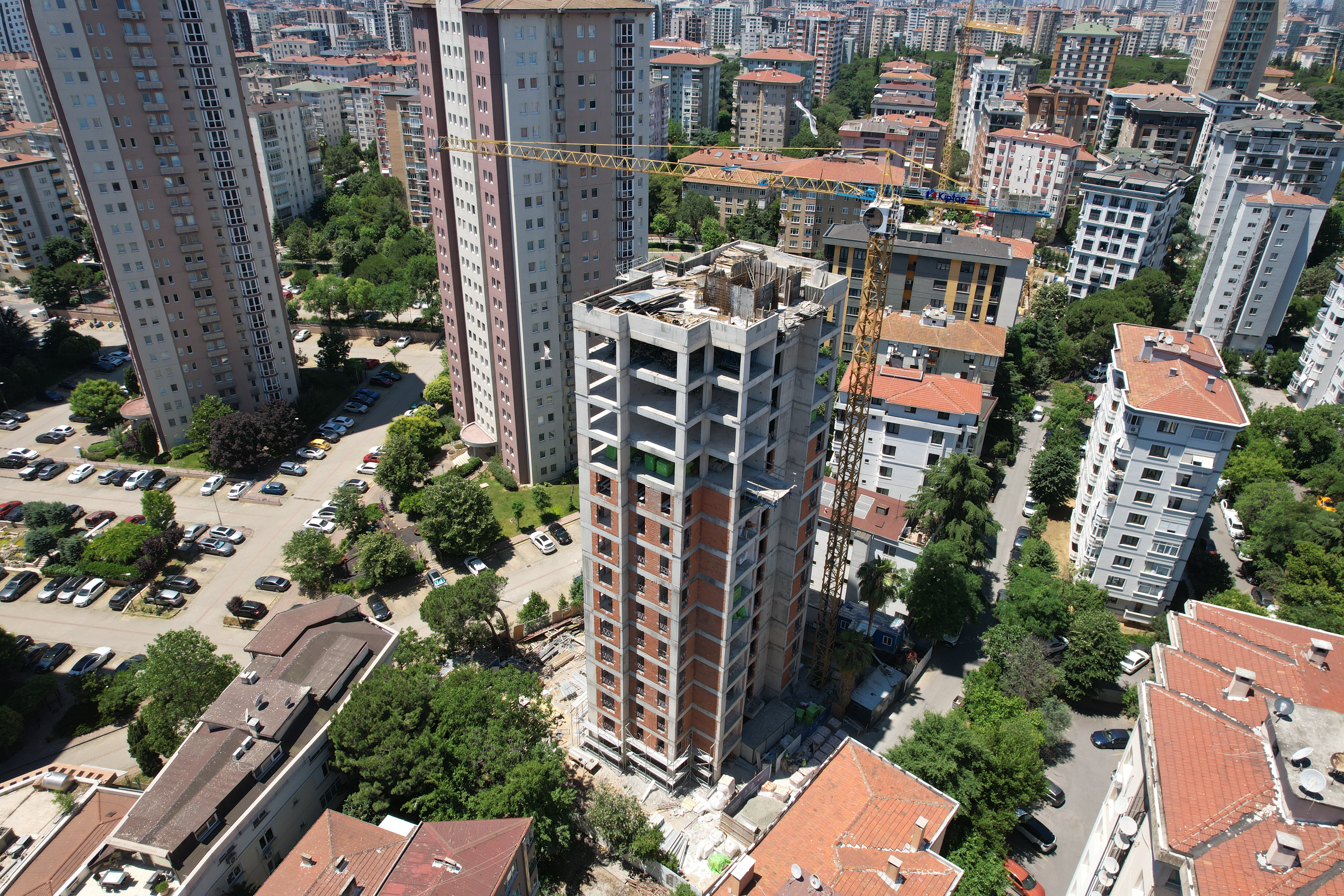 نمای پروژه Kadıköy Tekin Apartmanı در Kozyatağı / Kadıköy