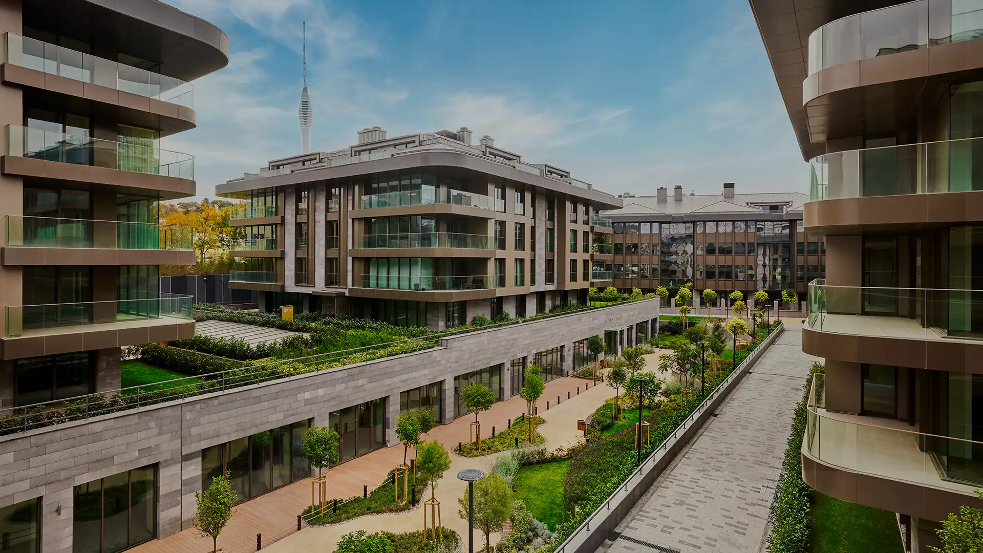 نمای پروژه Litus İstanbul در Altunizade / Üsküdar